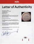 Willie Mays EXCEPTIONAL Vintage Rookie-Era Signed ONL Giles Baseball - PSA/DNA 8.5 Highest Graded Vintage Example!