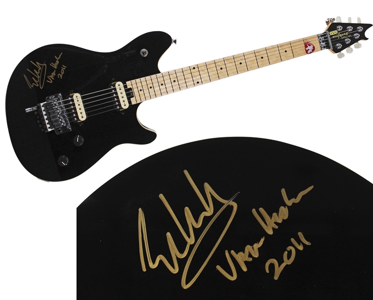 Eddie Van Halen Signed Black EVH Wolfgang Special Electric Guitar (JSA)