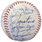 1969 World Series Champion New York Miracle Mets Team Signed Baseball w/ 29 Signatures! (JSA)