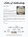 1934 Tour of Japan Team Signed Baseball w/ Ruth, Gehrig, Foxx, Mack & ULTRA-RARE U.S. Spy Moe Berg! (PSA/DNA)