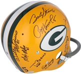 1966-67 Super Bowl I Team Signed Full Size RK2 Helmet w/ Starr, Hornung, Gregg, Davis, Wood & Others! (Beckett/BAS)