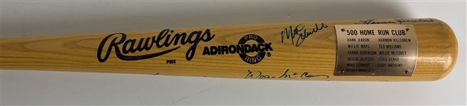 500 HR Club Multi-Signed Commemorative Baseball Bat w/ Mantle, Williams, & More! (10 Sigs)(Beckett/BAS LOA)