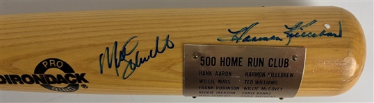 500 HR Club Multi-Signed Commemorative Baseball Bat w/ Mantle, Williams, & More! (10 Sigs)(Beckett/BAS LOA)