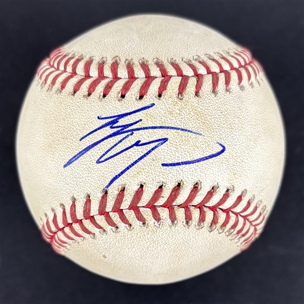 Shohei Ohtani Signed & Game Used OML Baseball from 9-10-2021 Game vs. Astros (MLB Holo)(PSA/DNA LOA)