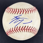 Shohei Ohtani Signed & Game Used OML Baseball from 9-10-2021 Game vs. Astros (MLB Holo)(PSA/DNA LOA)