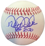 Derek Jeter Boldly Signed & HOF 2020 Inscribed OML Baseball (MLB)