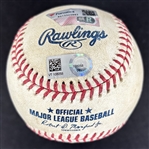 Aaron Judge Game Used & Signed OML Baseball :: 4-22-2022 CLE vs NYY :: Judge 2 HR Game! (Record-Setting HR Season)(MLB Holo)(PSA/DNA)(Fanatics)