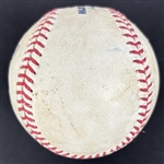 Aaron Judge Game Used & Signed OML Baseball :: 4-22-2022 CLE vs NYY :: Judge 2 HR Game! (Record-Setting HR Season)(MLB Holo)(PSA/DNA)(Fanatics)