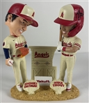 Mike Trout Signed LA Angels 2023 Bobblehead Alongside Shohei Ohtani (PSA/DNA)