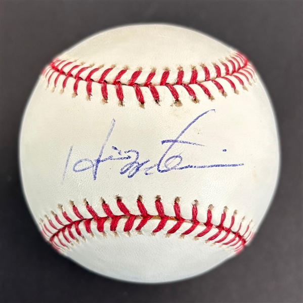 Hideki Matsui Signed OML Baseball (JSA)