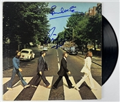 The Beatles: Paul McCartney & Ringo Starr Dual Signed Abbey Road Record Album (Beckett/BAS LOA)