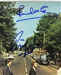 The Beatles: Paul McCartney & Ringo Starr Dual Signed Abbey Road Record Album (Beckett/BAS LOA)
