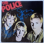 The Police: Multi-Signed Outlandos d'Amour Album Cover (3 Sigs)(JSA LOA)(Ulrich Collection)