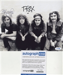 T.Rex: Bill Legend Lot (4) Signed 8” x 10” Photos (ACOA Authentication)
