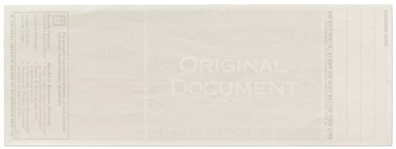 President Barack Obama Near-Mint Signed 2000 Personal Bank Check To Chicago 6th Ward Democratic Organization! (Third Party Guaranteed)