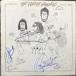 The Who: Multi-Signed By Numbers Album Cover (3 Sigs)(Beckett/BAS LOA)(JSA LOA)