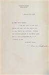 Eleanor Roosevelt Signed 1935 White House Letter (Third Party Guaranteed)