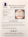 David Ortiz Signed OML Baseball w/ 286 Avg, 541 HRs & 1,768 RBI Inscriptions! (Beckett/BAS)