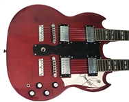 Led Zeppelin: Jimmy Page Signed 18-String Double Neck Guitar (Epperson/REAL LOA)