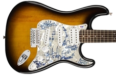 Eric Clapton, B.B. King, Buddy Guy + (7) Signed Blues Legends SRV Concert Guitar (10 Sigs)(Third Party Guaranteed)