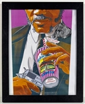 Samuel L. Jackson Signed Cut in Pulp Fiction Framed Display (Beckett/BAS LOA)