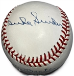 Mickey Mantle, Willie Mays & Duke Snider Superbly Signed ONL Baseball (Beckett/BAS)