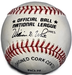 Mickey Mantle, Willie Mays & Duke Snider Superbly Signed ONL Baseball (Beckett/BAS)