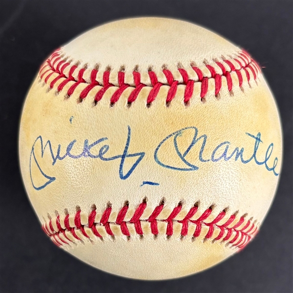 Mickey Mantle signed ONL Baseball (Beckett/BAS)