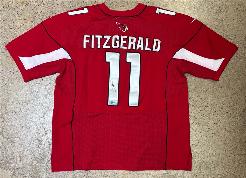 Larry Fitzgerald Signed AZ Cardinals Jersey (Beckett/BAS)
