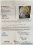 World Series National League MVP's Multi-Signed ONL Baseball w/ Bench, Gibson, Schmidt & Others (JSA)