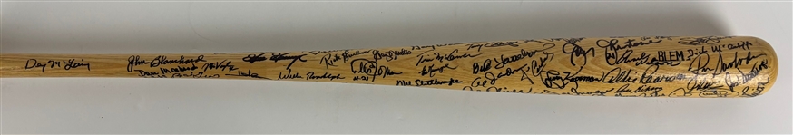 Baseball Greats Heavily Signed Bat w/ 73 Signatures! (Beckett/BAS LOA)