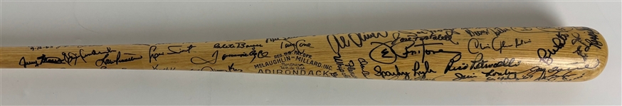 Baseball Greats Heavily Signed Bat w/ 73 Signatures! (Beckett/BAS LOA)