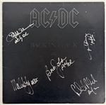 AC/DC Group-Signed Back in Black Album – Autographed by Angus Young, Brian Johnson, Phil Rudd, Cliff Williams & Malcolm Young (PSA/DNA & Epperson/REAL)