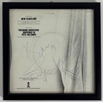 U2 Group Signed New Years Day 7-Inch Single (Epperson/REAL LOA)