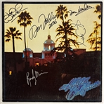 The Eagles Group-Signed Hotel California Album Cover – Signed by Joe Walsh, Don Henley, Glenn Frey, Don Felder & Randy Meisner – (Beckett/BAS & PSA/DNA)