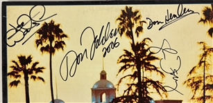 The Eagles Group-Signed Hotel California Album Cover – Signed by Joe Walsh, Don Henley, Glenn Frey, Don Felder & Randy Meisner – (Beckett/BAS & PSA/DNA)
