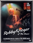 The Doors: Robby Krieger Signed 20 x 24 Set on Fire Tour Poster (Beckett/BAS)