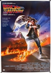 Back to the Future II Cast Signed Poster w/ Lloyd, Fox & More! (Beckett/BAS LOA)
