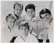The Beach Boys RARE Vintage Signed 8 x 10 Black & White Photograph w/ All Five Original Members! (Third Party Guaranteed)
