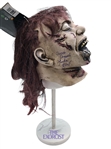 Linda Blair Signed The Exorcist Mask & Custom Display Stand (ACOA Witness)	