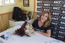 Linda Blair Signed The Exorcist Mask & Custom Display Stand (ACOA Witness)	