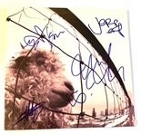 Pearl Jam Group-Signed "Vs." Album Cover – Signed by Eddie Vedder, Mike McCready, Jeff Ament, Stone Gossard & Dave Abbruzzese (5/Sigs) (Beckett/BAS)  (John Brennan Collection) 