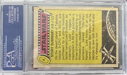 James Earl Jones Signed 1977 Topps Star Wars #17 Lord Vader threatens Princess Leia (PSA/DNA Encapsulated)