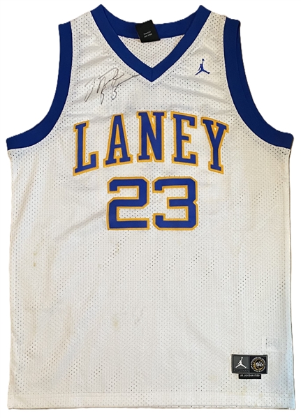 Michael Jordan Signed Laney High School Jersey (GOAT & Third Party Guaranteed)