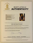 Eddie Vedder Signed 8x10 Photo  (Beckett/BAS) (John Brennan Collection) 