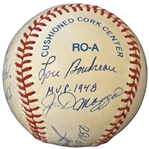 1944-1957 American League MVP's Multi-Signed & Inscribed OAL Baseball w/ Mantle, Williams, DiMaggio & Others! (JSA)
