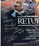 Star Wars: Return of the Jedi Cast Signed Original Style B One Sheet Poster with 25 Autographs! (Beckett/BAS LOA)(Provenance)