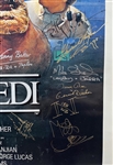 Star Wars: Return of the Jedi Cast Signed Original Style B One Sheet Poster with 25 Autographs! (Beckett/BAS LOA)(Provenance)