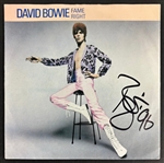 David Bowie Signed Fame Right 45 RPM Sleeve (Third Party Guaranteed)
