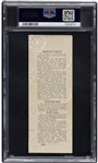 Carlton Fisk Signed 1975 World Series Game 6 Ticket with Stay Fair! Inscription (Auto Mint 9!)(PSA/DNA Encapsulated)